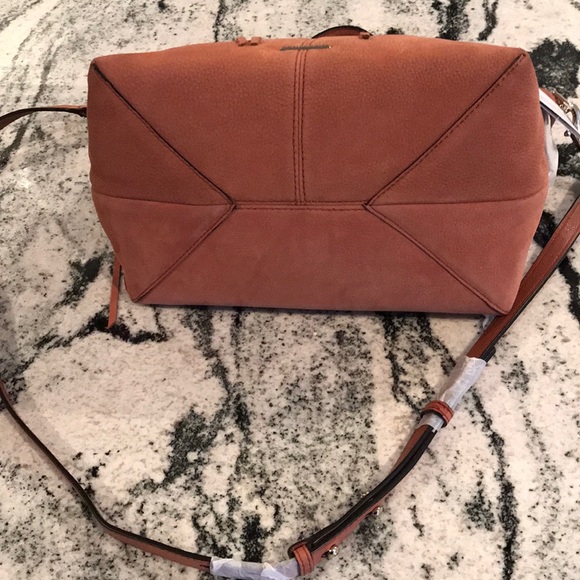 🆕 Rebecca Minkoff Moro Satchel in Brick - Picture 3 of 7